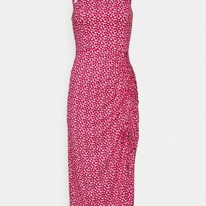 Hollister Red Polka Dot Midi Dress